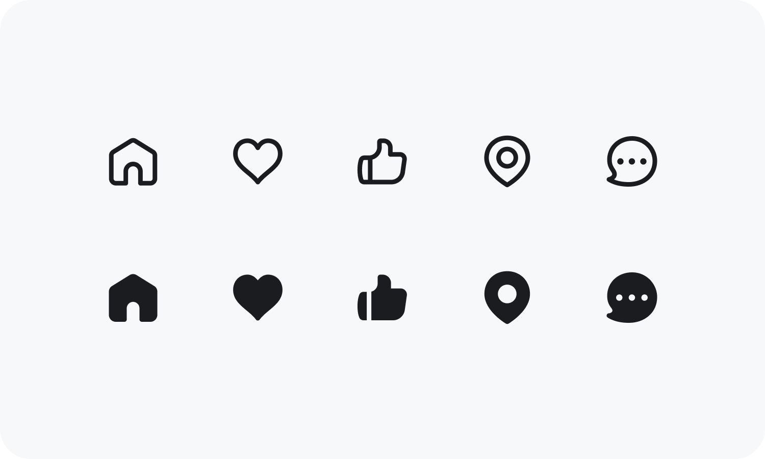 Monochrome Icon